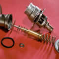 Stainless steel thermostat assembly components