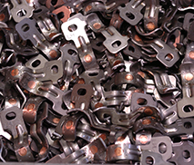 Custom metal stampings with machined components