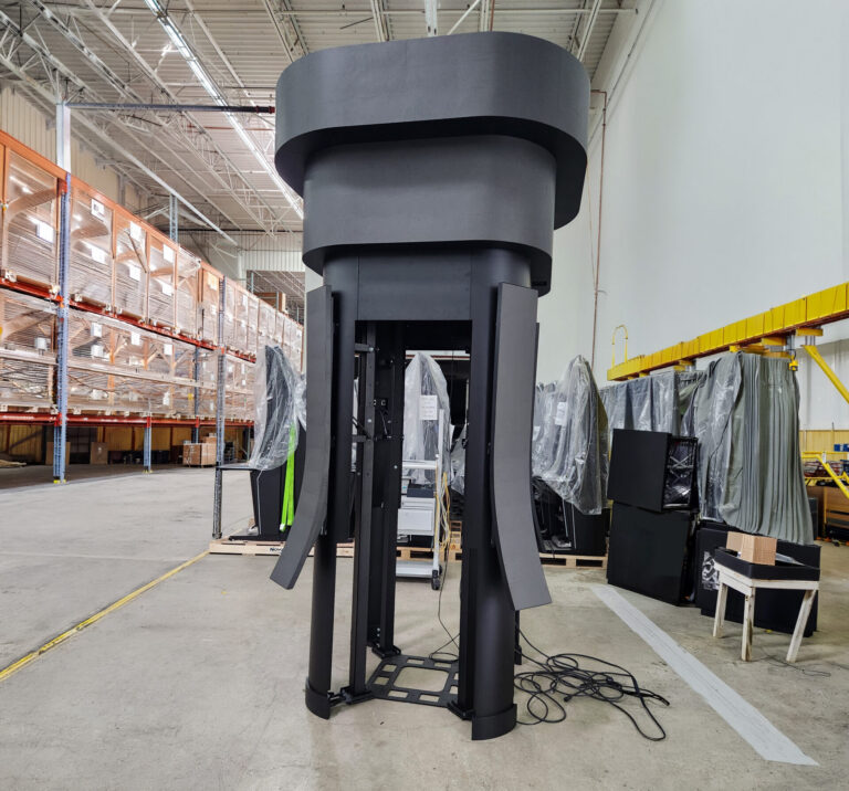 Partial Gaming Cabinet Assembly